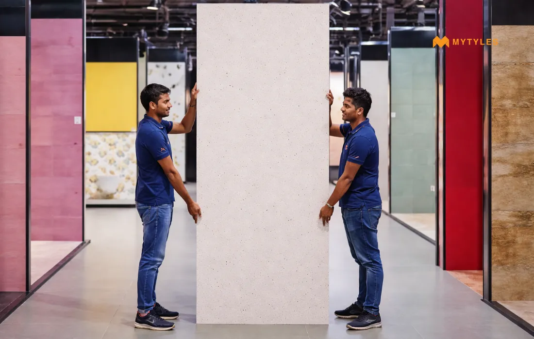 Vitrified tiles displayed by Mytyles Associates